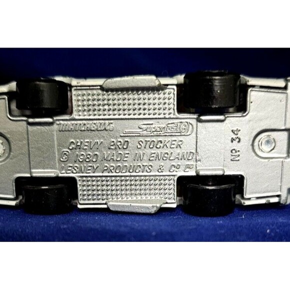 Vintage 1980 Matchbox No. 34 Chevy Pro Stocker - Picture 6 of 6